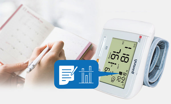yuwell Wrist Blood Pressure Monitor Bi-color lights reminder Health Care Portable Large Digital LCD  Medical Equipment 8900A CE