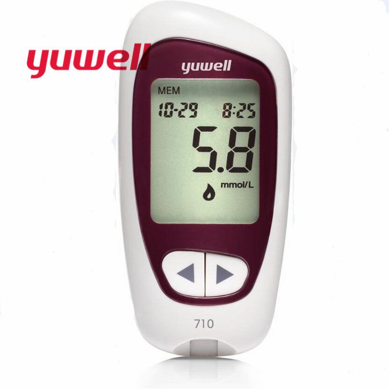 Yuwell Blood Glucose Meter Test Medical Blood Sugar Meter Glucometer Diabetes Tester Detection Health Care Tool XYT710