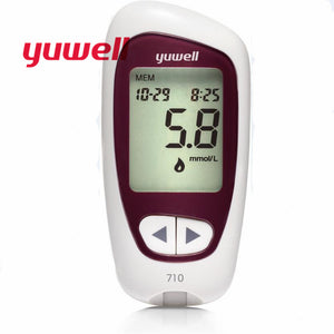 Yuwell Blood Glucose Meter Test Medical Blood Sugar Meter Glucometer Diabetes Tester Detection Health Care Tool XYT710