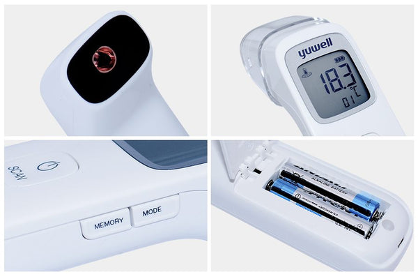 Infrared Thermometer Adult Baby Thermometer Digital Diagnostic Tool Medical Equipment NonContact Infrared Temperature Gun yuwell