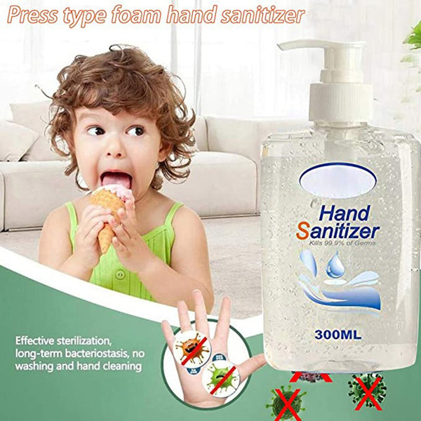 300ml Disposable 75% Alcohol Portable Hand Sanitizer Liquid Soap Lotion Detergent For Travel Neutral / Outdoor Cleansing