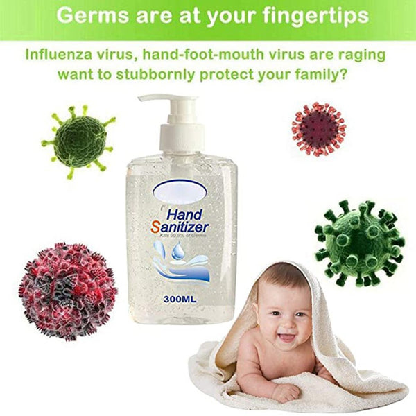 300ml Disposable 75% Alcohol Portable Hand Sanitizer Liquid Soap Lotion Detergent For Travel Neutral / Outdoor Cleansing