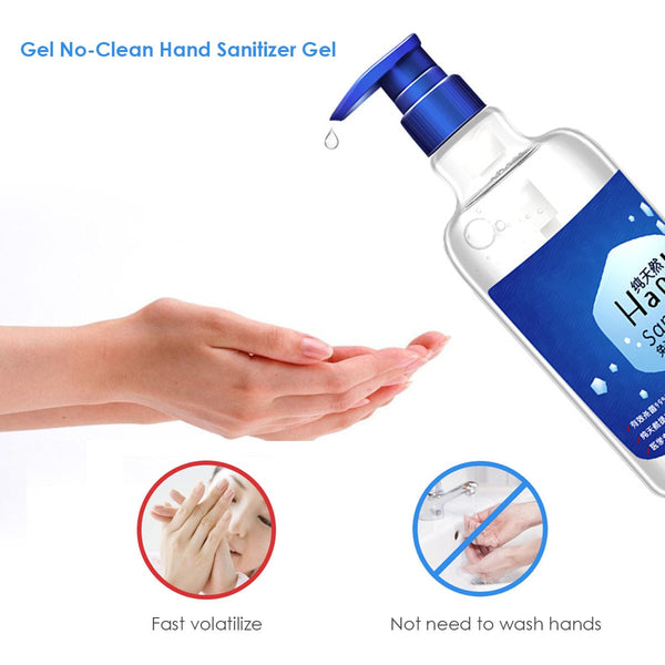 500ml Portable Hand Sanitizer Antibacterial Disinfectant Gel No-Clean Quick-Dry Wipe Out Hand Sanitizer Gel for Home