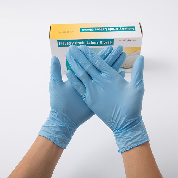 High Elasticity PVC Nitrile Disposable Latex Free Gloves Box 100PCS/ Set Medical Inspection Protective Surgical Anti Virus AF008