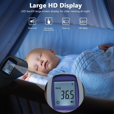 LCD Baby Digital Termomete Non-Contact Thermometer Gun Forehead Body thermometer