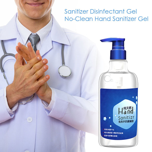 500ml Portable Hand Sanitizer Antibacterial Disinfectant Gel No-Clean Quick-Dry Wipe Out Hand Sanitizer Gel for Home