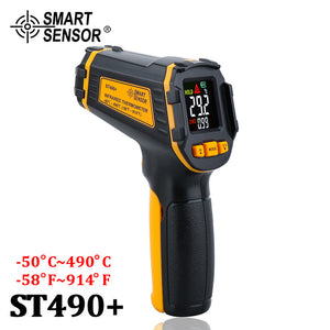 Digital Infrared Thermometer Non Contact Laser IR Temperature LCD Display Gun Pyrometer Tester Aquarium Temperature Instruments