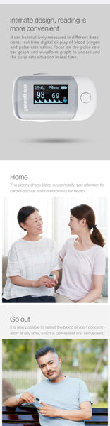 Yuwell YX305 Fingertip Pulse Oximeter Blood Oxygen Saturation Monitor Home Pulse Blood Oxygen Monitor Health Care