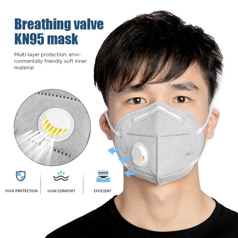 1-20pcs Reusable Mask FFP2 FFP3 KN95 Face Mask Protect Anti Dust PM2.5 Filter Protective Particulate Respirator Pollution Filter