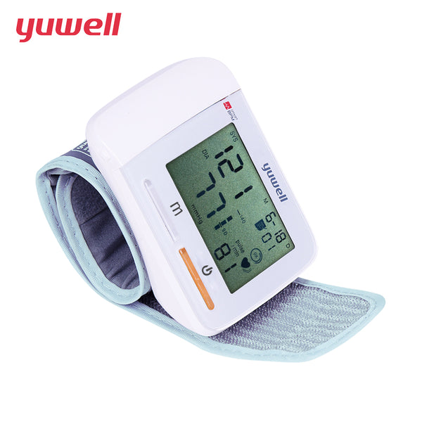 yuwell Wrist Blood Pressure Monitor Bi-color lights reminder Health Care Portable Large Digital LCD  Medical Equipment 8900A CE